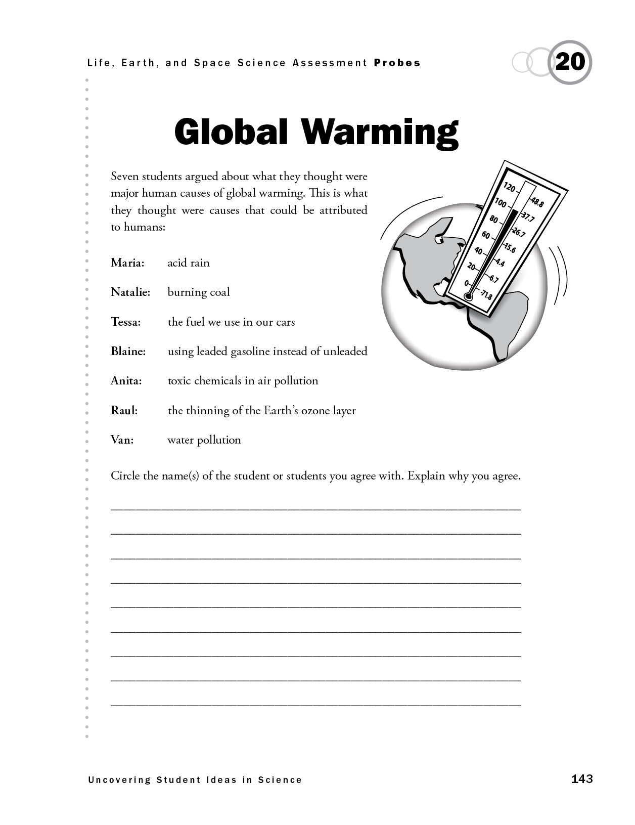 research questions for global warming